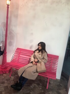 「A land（エーランド）のアイテム（ジャケット/アウター）」を使った、a♡さん（レディース・163cm）の春コーディネート