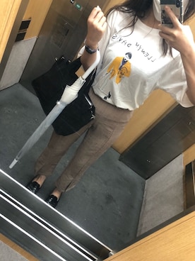 「A land（エーランド）のアイテム」を使った、a♡さん（レディース・163cm）の夏コーディネート