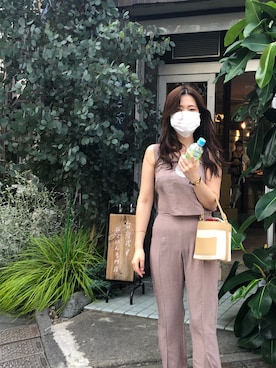 「A land（エーランド）のアイテム」を使った、a♡さん（レディース・163cm）の夏コーディネート