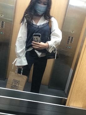「A land（エーランド）のアイテム」を使った、a♡さん（レディース・163cm）の秋コーディネート