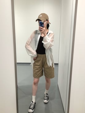 「CONVERSE（コンバース）のconverse（コンバース） ALL STAR OX（オールスターOX）（スニーカー）」を使った、malさん（レディース・165cm）の春コーディネート