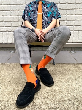 「アイテム（フォーマルスーツ/小物）」を使った、《ATM》さん（メンズ・173cm）の夏コーディネート