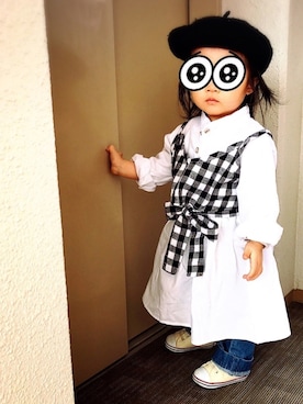 「強風」｜ぺこさん（キッズ・80cm）の春コーディネート