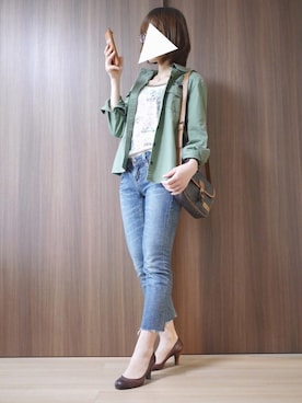 「h．k．c（アンドイット）のアイテム」を使った、Milky*さん（レディース・160cm）の夏コーディネート