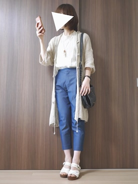 「h．k．c（アンドイット）のアイテム」を使った、Milky*さん（レディース・160cm）の夏コーディネート