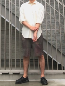 「ポールスミス」｜「アイテム（ブーツ）」を使った、KOUTAROUさん（メンズ・175cm）の夏コーディネート