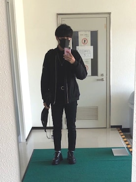 「HARE（ハレ）のアイテム（MA-1）」を使った、ibさん（メンズ・167cm）の春コーディネート