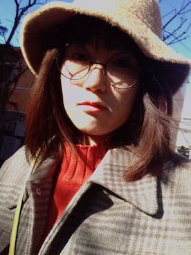 「URBAN RESEARCH（アーバンリサーチ）のアイテム（トレンチコート）」を使った、囧小玥さん（レディース・169cm）の秋コーディネート