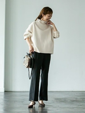 「Noble（ノーブル）のアイテム（ニット/セーター）」を使った、noble_natsuさん（レディース・163cm）の夏コーディネート