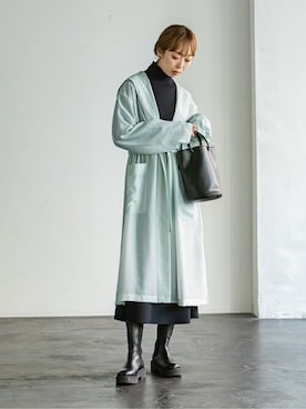 「H.V.F.N（ハブファン）のアイテム」を使った、noble_natsuさん（レディース・163cm）の冬コーディネート