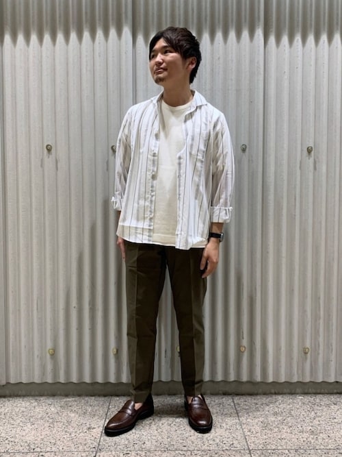 Nano Universe ルミネ大宮nano Universe ルミネ大宮 Mensさんのシャツ ブラウスを使ったコーディネート Zozotown