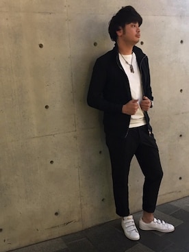 「アイテム（ネックレス）」を使った、SUKOTAROさん（メンズ・180cm・30代）の冬コーディネート