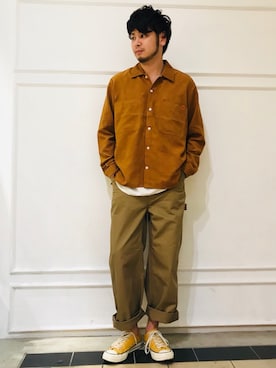 「SHARE PARK（シェアパーク）のアイテム」を使った、SUKOTAROさん（メンズ・180cm）の夏コーディネート