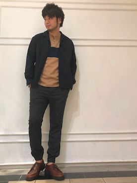 「アイテム（ブルゾン）」を使った、SUKOTAROさん（メンズ・180cm・30代）の夏コーディネート