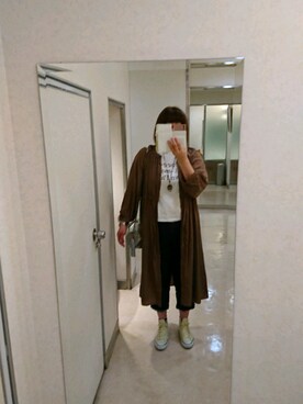「frames RAY CASSIN（フレームスレイカズン）のアイテム（ワンピース/ドレス）」を使った、まどちゃんさん（レディース・175cm）の秋コーディネート