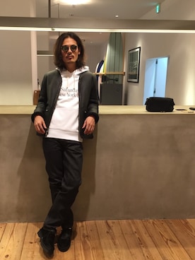 「Saturdays NYC（サタデーズ ニューヨークシティ ）のアイテム（ブルゾン）」を使った、masachikaさん（メンズ・180cm）の冬コーディネート