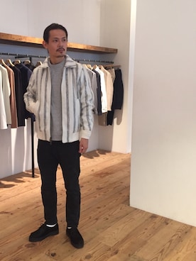 「Saturdays NYC（サタデーズ ニューヨークシティ ）のアイテム（ブルゾン）」を使った、masachikaさん（メンズ・180cm）の冬コーディネート