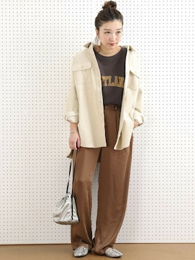 MATSUURAさん（レディース・162cm）の冬コーディネート