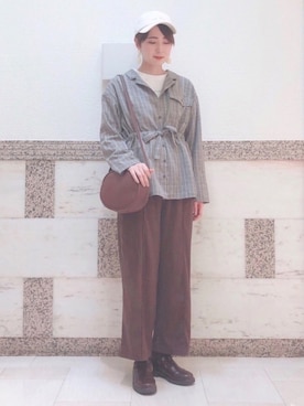 堤さん（レディース・165cm）の春コーディネート