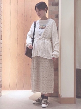 堤さん（レディース・165cm）の春コーディネート