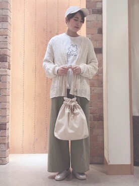 堤さん（レディース・165cm）の春コーディネート