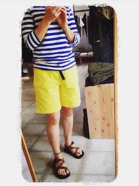 「maillot（マイヨ）のアイテム」を使った、sachiさん（レディース・157cm）の春コーディネート