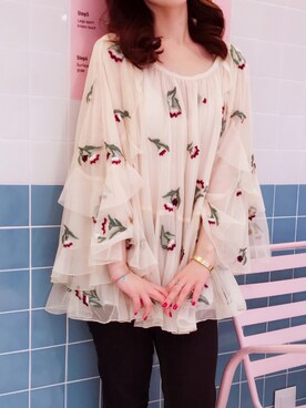 황자현さん（レディース・162cm）の冬コーディネート