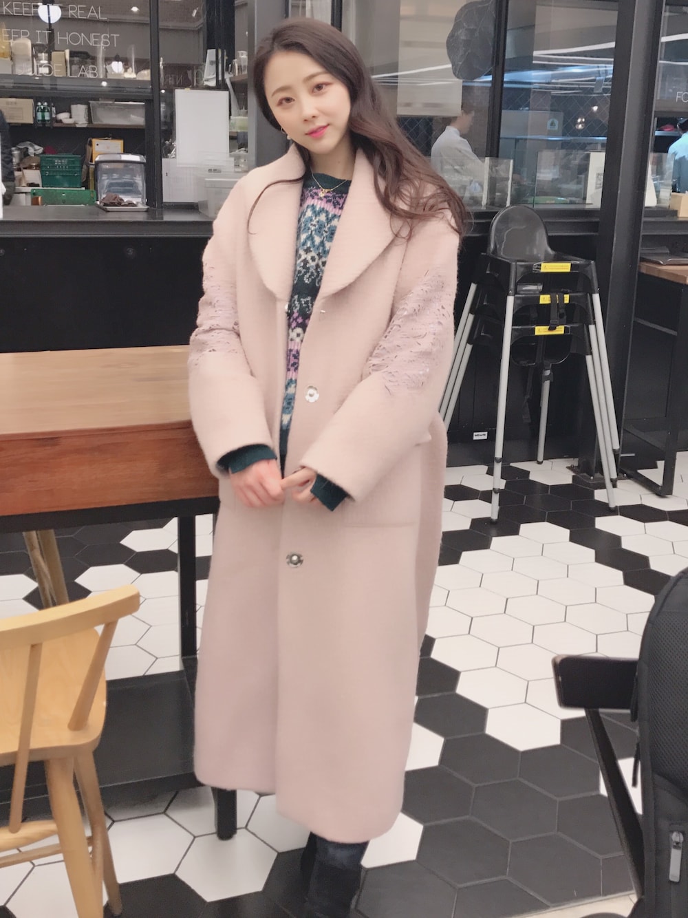 FURFUR（ファーファー）の「レースコンビローブコート（その他アウター 