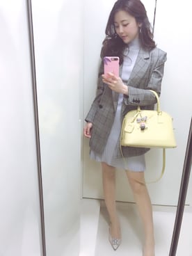 황자현さん（レディース・162cm）の春コーディネート