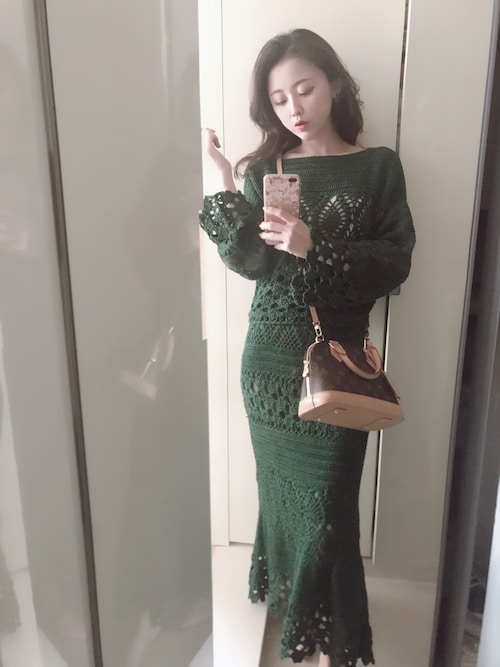 fray i.d クロシェライクニット FRAY I.D（フレイアイディー）の「クロシェトップス（ニット