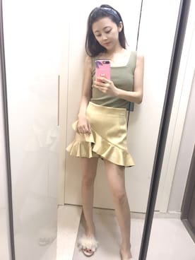 황자현さん（レディース・162cm）の夏コーディネート