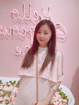 황자현さん（レディース・162cm）の夏コーディネート