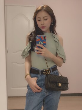 Gucci グッチ のベルトを使ったレディース人気ファッションコーディネート 地域 韓国 Wear
