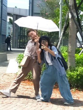 「PONY（ポニー）のアイテム」を使った、littley0809さん（レディース・147cm）の夏コーディネート