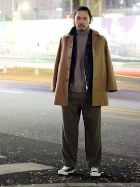 「JOURNAL STANDARD（ジャーナルスタンダード）のアイテム（ライダースジャケット）」を使った、KAZUさんさん（メンズ・179cm）の秋コーディネート