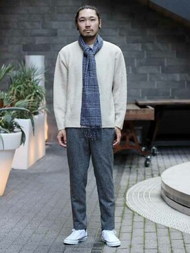 KAZUさんさん（メンズ・179cm）の秋コーディネート