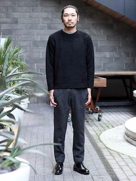 「JOURNAL STANDARD（ジャーナルスタンダード）のアイテム（パンツ）」を使った、KAZUさんさん（メンズ・179cm）の秋コーディネート