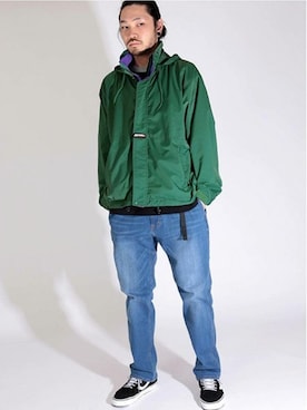 「RUSSELL（ラッセル）のアイテム」を使った、KAZUさんさん（メンズ・179cm）の春コーディネート