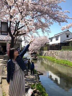 まきさん（レディース・162cm）の春コーディネート