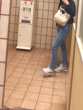 「やっぱりストリートが好き」｜「アイテム（デニムジャケット）」を使った、蚊さん（レディース・168cm）の秋コーディネート