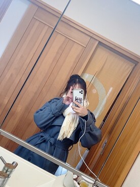 「ATTRANGS（アットランス）のアイテム」を使った、miyu1752さん（レディース・153cm）の冬コーディネート