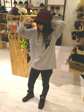 「ANAP（アナップ）のアイテム」を使った、14+ イオンモールつくば店 スタッフさん（レディース・160cm）の秋コーディネート