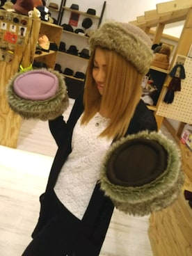 「GORGE（ゴージ）のアイテム」を使った、14+ イオンモールつくば店 スタッフさん（レディース・152cm）の冬コーディネート