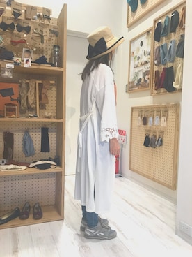 「14+（イチヨンプラス）のアイテム」を使った、14+ イオンモールつくば店 スタッフさん（レディース・160cm）の春コーディネート