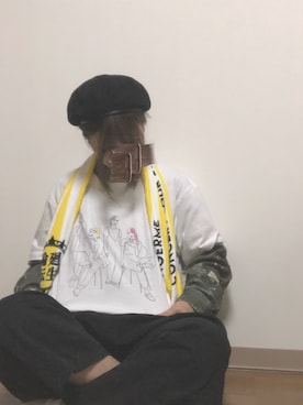 「アンジュルム」｜さきさん（レディース・159cm）の春コーディネート
