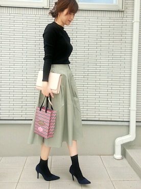 みーほさん（レディース・162cm）の冬コーディネート