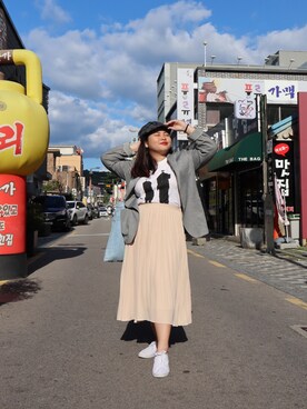 「blazer」｜rai さん（レディース・149cm・10代）の秋コーディネート