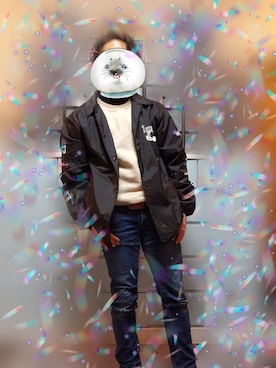 「Gramicci（グラミチ）のアイテム（スウェット）」を使った、Yoshiki ミニマム男子(U160)さん（メンズ・156cm）の冬コーディネート