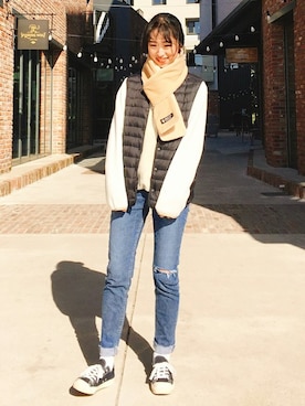 「Diamond Layla（ダイアモンドレイラ）のアイテム」を使った、Diamond Laylaさん（レディース・158cm）の春コーディネート