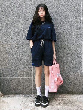 「Diamond Layla（ダイアモンドレイラ）のアイテム」を使った、Diamond Laylaさん（レディース・155cm）の春コーディネート